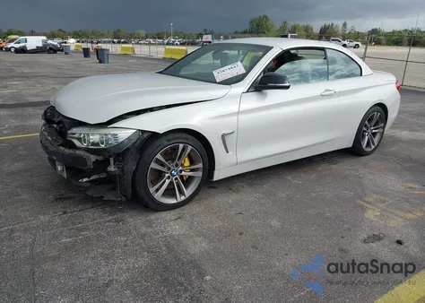 2015 BMW 435I из США, поврежденный, VIN WBA3T3C57FP738646